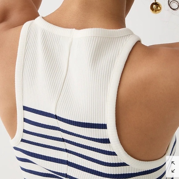 J crew favorite rank stripe vintage rib - Picture 2 of 3